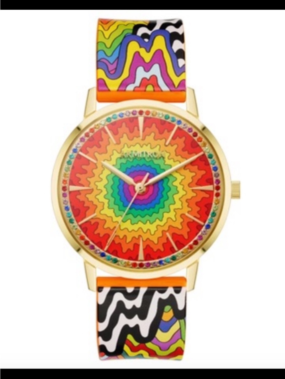 Jen Stark x Armitron trippy limited edition psychedelic watch NEEDS Battery